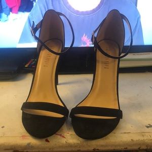 Fashion Nova Black Strappy Stilettos